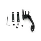 Black Night-Vent Locking Monkeytail Fastener (Steel Window) - Locking Fasteners - From The Anvil - Yester Home