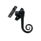 Black Night-Vent Locking Monkeytail Fastener (Steel Window) - Locking Fasteners - From The Anvil - Yester Home