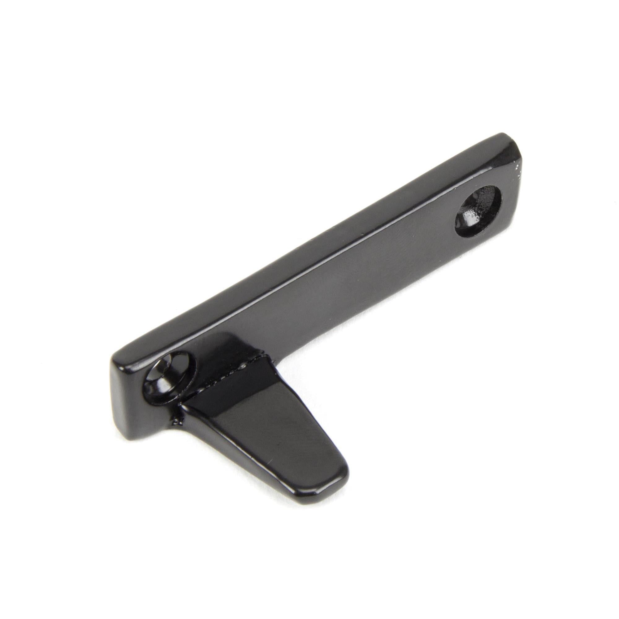 Black Night-Vent Locking Peardrop Fastener - RH | From The Anvil - Night-Vent Fasteners - From The Anvil - Yester Home