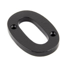 Black Numeral 0 | From The Anvil - Numerals - From The Anvil - Yester Home