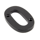 Black Numeral 0 | From The Anvil-Numerals-Yester Home