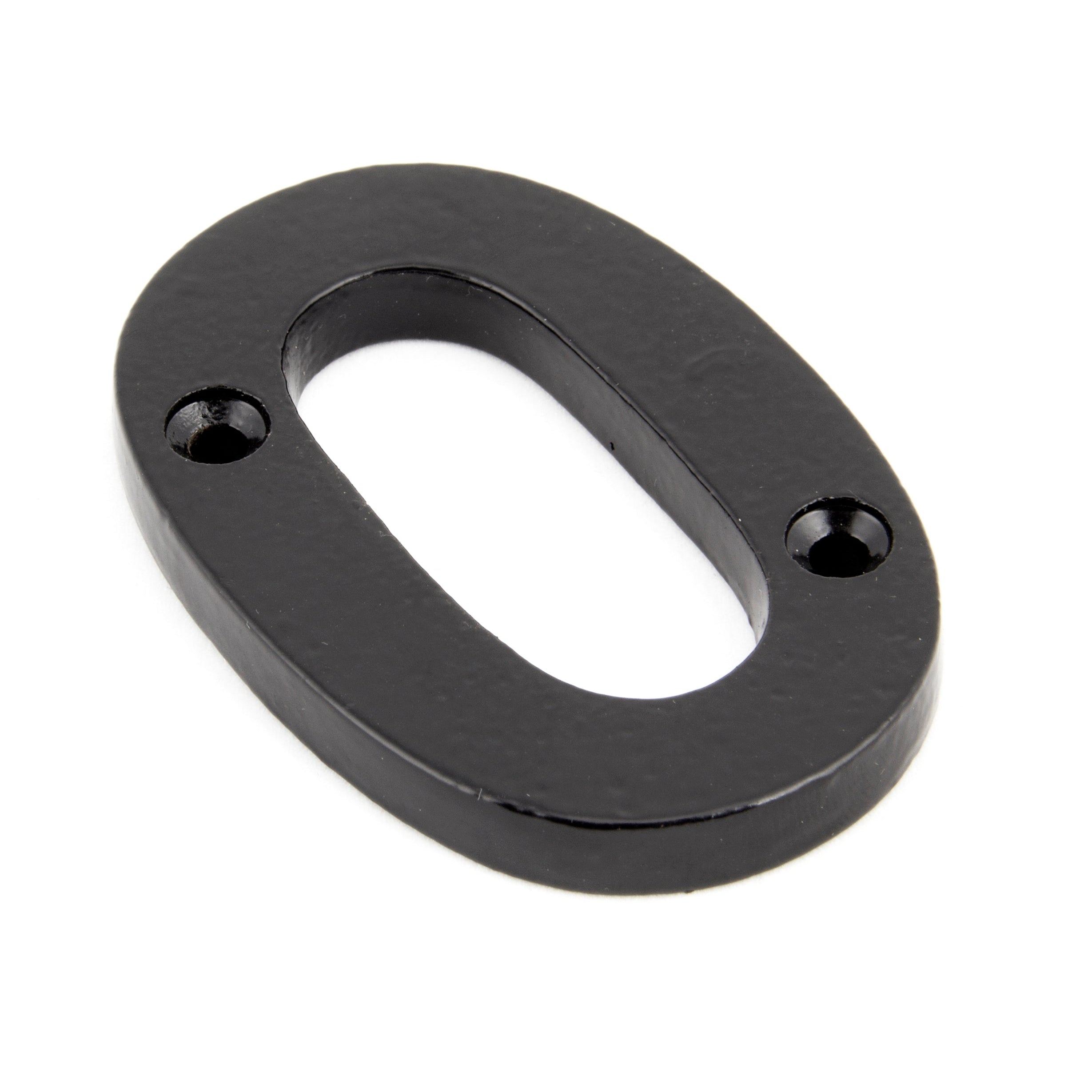 Black Numeral 0 | From The Anvil-Numerals-Yester Home