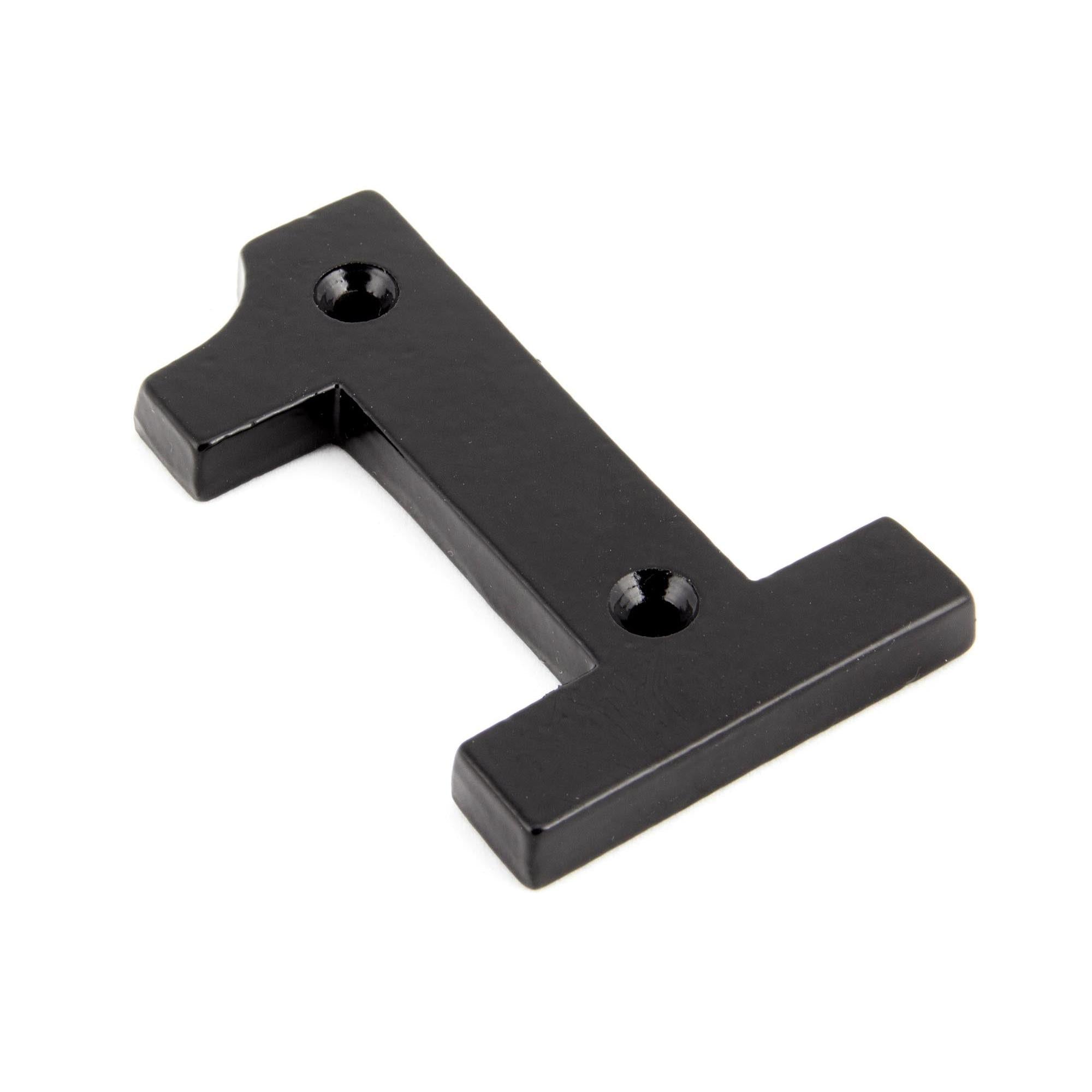 Black Numeral 1 | From The Anvil - Numerals - From The Anvil - Yester Home