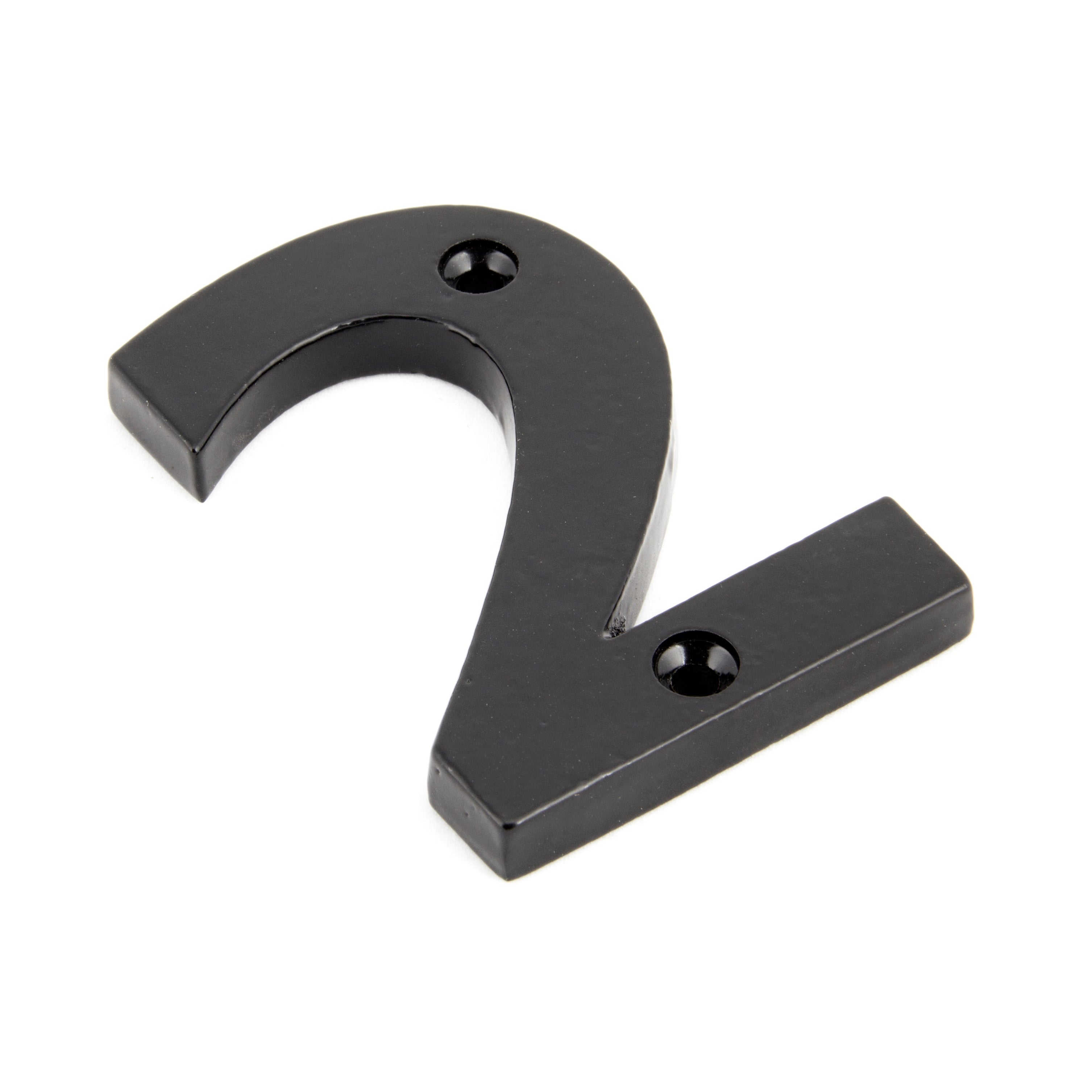 Black Numeral 2 | From The Anvil-Numerals-Yester Home