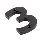 Black Numeral 3 | From The Anvil - Numerals - From The Anvil - Yester Home