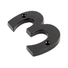 Black Numeral 3 | From The Anvil-Numerals-Yester Home