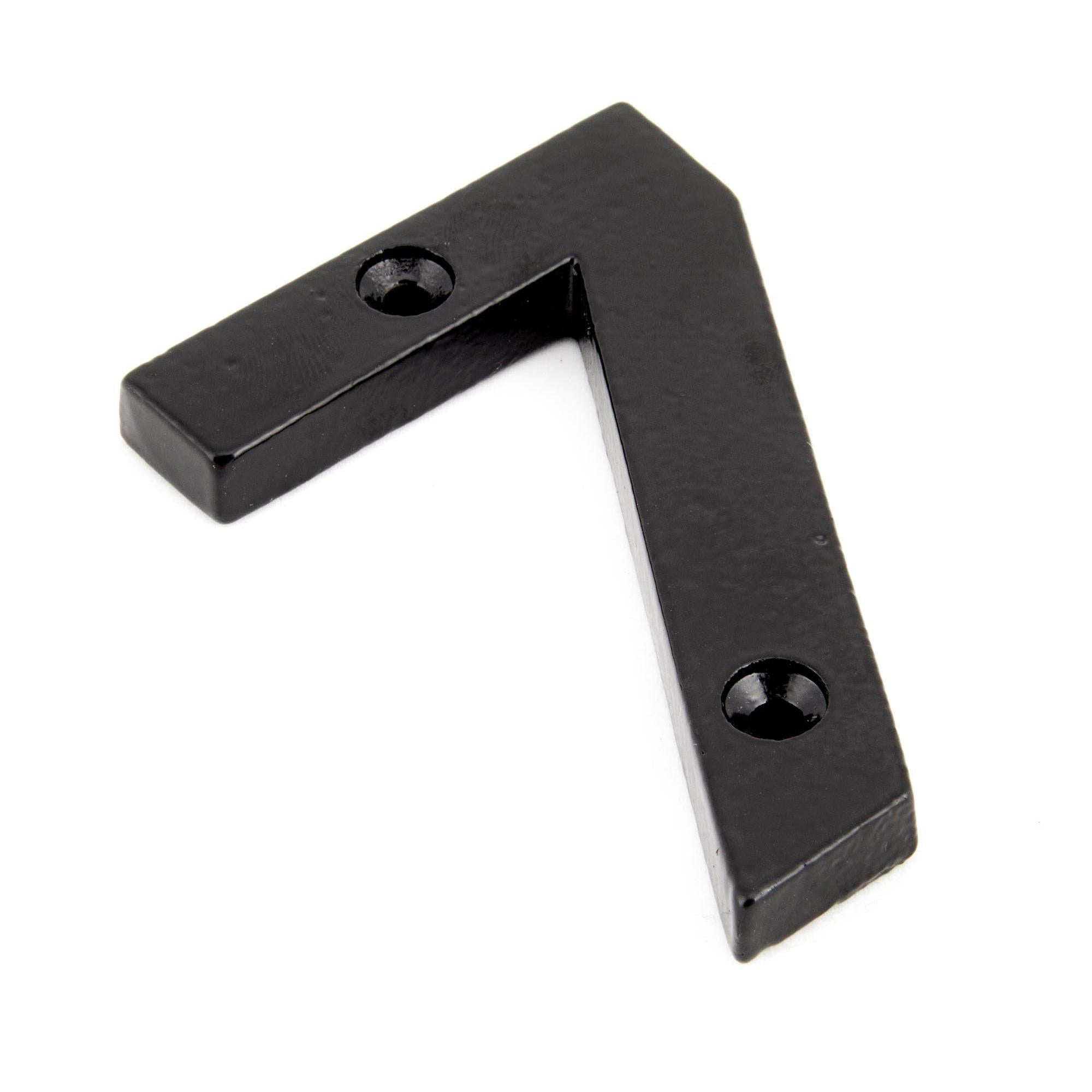 Black Numeral 7 | From The Anvil - Numerals - From The Anvil - Yester Home
