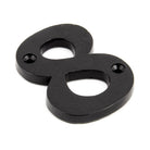 Black Numeral 8 | From The Anvil - Numerals - From The Anvil - Yester Home