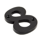 Black Numeral 8 | From The Anvil-Numerals-Yester Home