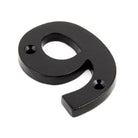 Black Numeral 9 | From The Anvil-Numerals-Yester Home
