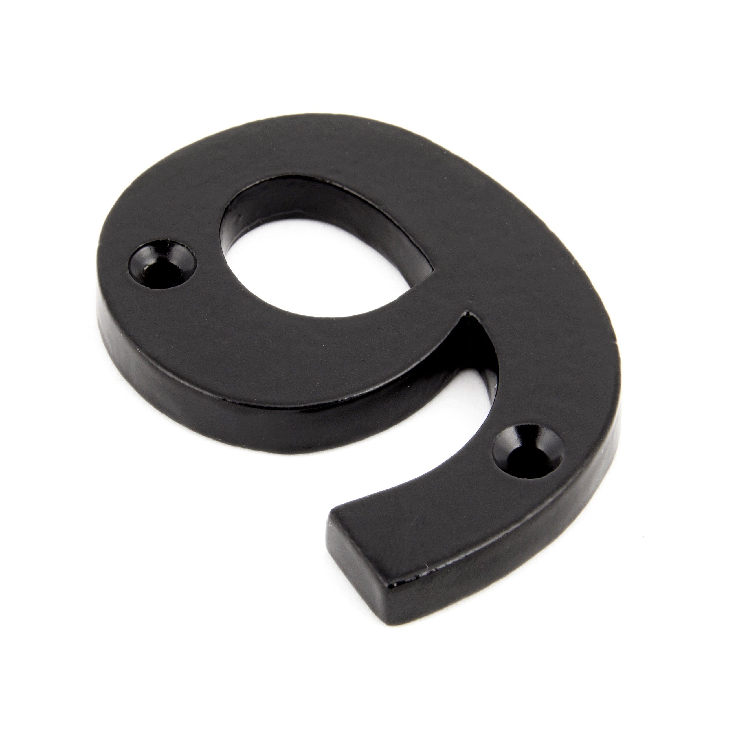 Black Numeral 9 | From The Anvil-Numerals-Yester Home