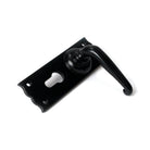 Black Oak Lever Euro Lock Set | From The Anvil - Lever Euro - From The Anvil - Yester Home