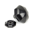 Black Octagonal Cabinet Knob - Large | From The Anvil - Cabinet Knobs - From The Anvil - Yester Home