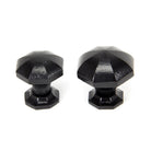 Black Octagonal Cabinet Knob - Large | From The Anvil - Cabinet Knobs - From The Anvil - Yester Home