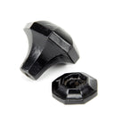 Black Octagonal Cabinet Knob - Small | From The Anvil-Cabinet Knobs-Yester Home