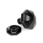 Black Octagonal Cabinet Knob - Small | From The Anvil-Cabinet Knobs-Yester Home