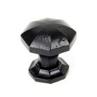 Black Octagonal Cabinet Knob - Small | From The Anvil - Cabinet Knobs - From The Anvil - Yester Home