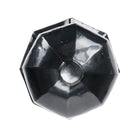 Black Octagonal Centre Door Knob | From The Anvil-Centre Door Knobs-Yester Home