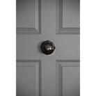 Black Octagonal Centre Door Knob | From The Anvil-Centre Door Knobs-Yester Home