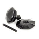 Black Octagonal Centre Door Knob - Internal | From The Anvil-Centre Door Knobs-Yester Home