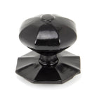 Black Octagonal Centre Door Knob - Internal | From The Anvil - Centre Door Knobs - From The Anvil - Yester Home