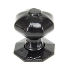 Black Octagonal Mortice/Rim Knob Set | From The Anvil - Mortice Knobs - From The Anvil - Yester Home