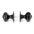 Black Octagonal Mortice/Rim Knob Set | From The Anvil - Mortice Knobs - From The Anvil - Yester Home