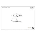 Black Offset Stay Pin | From The Anvil-Stay Pins-Yester Home