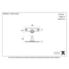Black Offset Stay Pin | From The Anvil - Stay Pins - From The Anvil - Yester Home