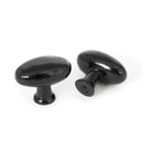 Black Oval Cabinet Knob | From The Anvil - Cabinet Knobs - From The Anvil - Yester Home