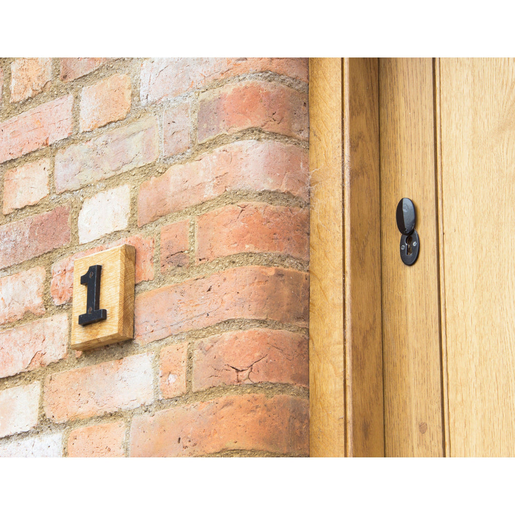 Black Oval Escutcheon & Cover | From The Anvil-Escutcheons-Yester Home