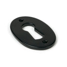 Black Oval Escutcheon | From The Anvil - Escutcheons - From The Anvil - Yester Home