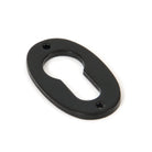 Black Oval Euro Escutcheon | From The Anvil-Euro Escutcheons-Yester Home