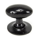 Black Oval Mortice/Rim Knob Set | From The Anvil - Mortice Knobs - From The Anvil - Yester Home