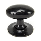 Black Oval Mortice/Rim Knob Set | From The Anvil-Mortice Knobs-Yester Home