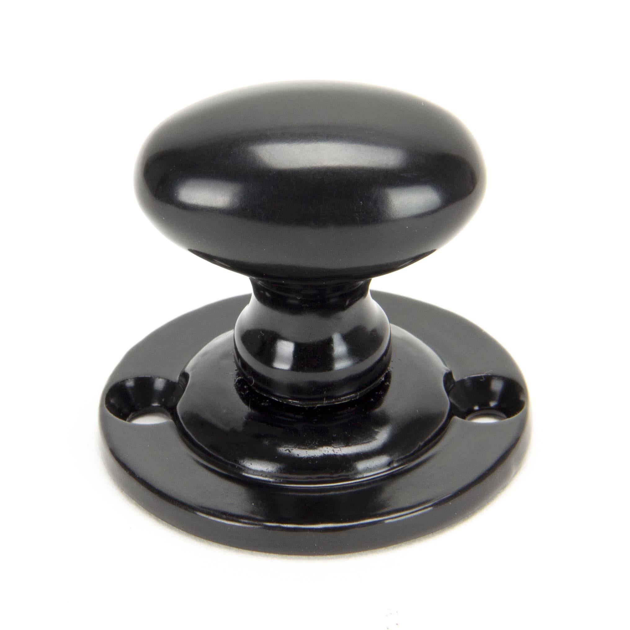 Black Oval Rack Bolt | From The Anvil - Bolts - From The Anvil - Yester Home