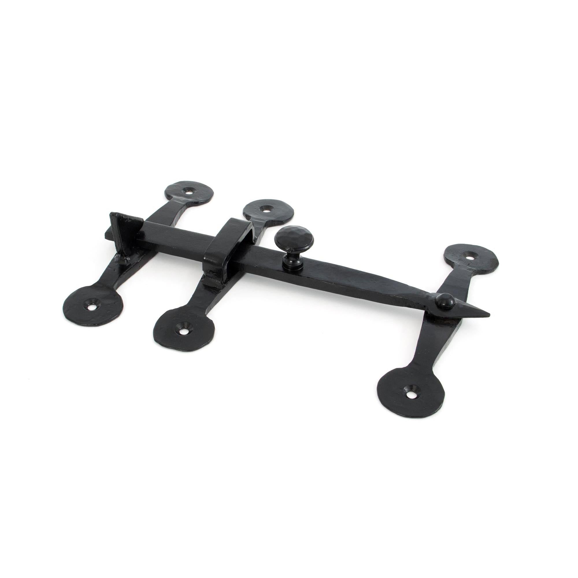 Black Oxford Privacy Latch Set | From The Anvil - Latches - From The Anvil - Yester Home