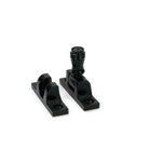 Black Prestbury Brighton Fastener - Narrow (Square) - Brighton Fasteners - From The Anvil - Yester Home