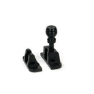 Black Prestbury Brighton Fastener (Radiused) - Brighton Fasteners - From The Anvil - Yester Home