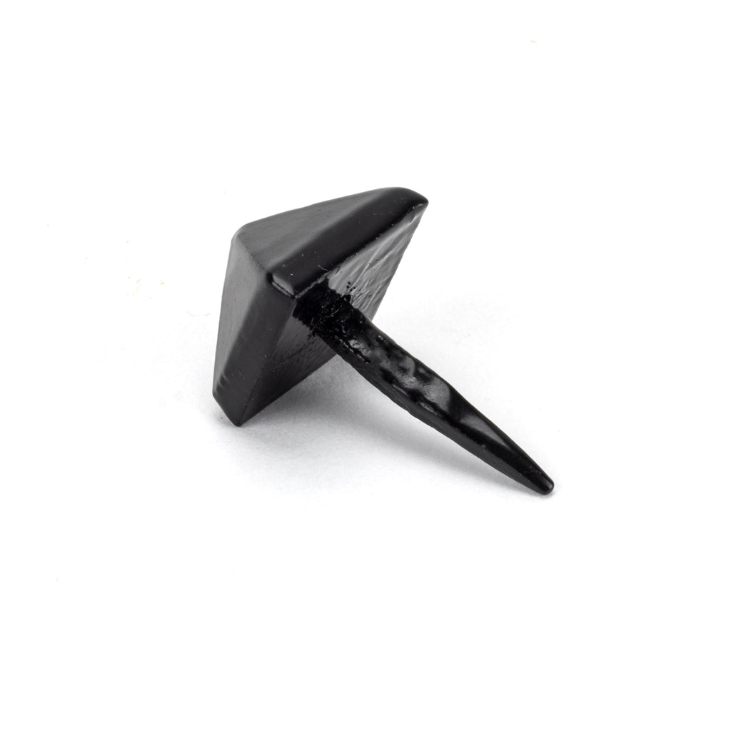 Black Pyramid Door Stud - Small | From The Anvil