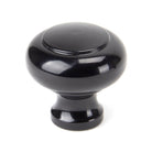 Black Regency Cabinet Knob - Large | From The Anvil-Cabinet Knobs-Yester Home