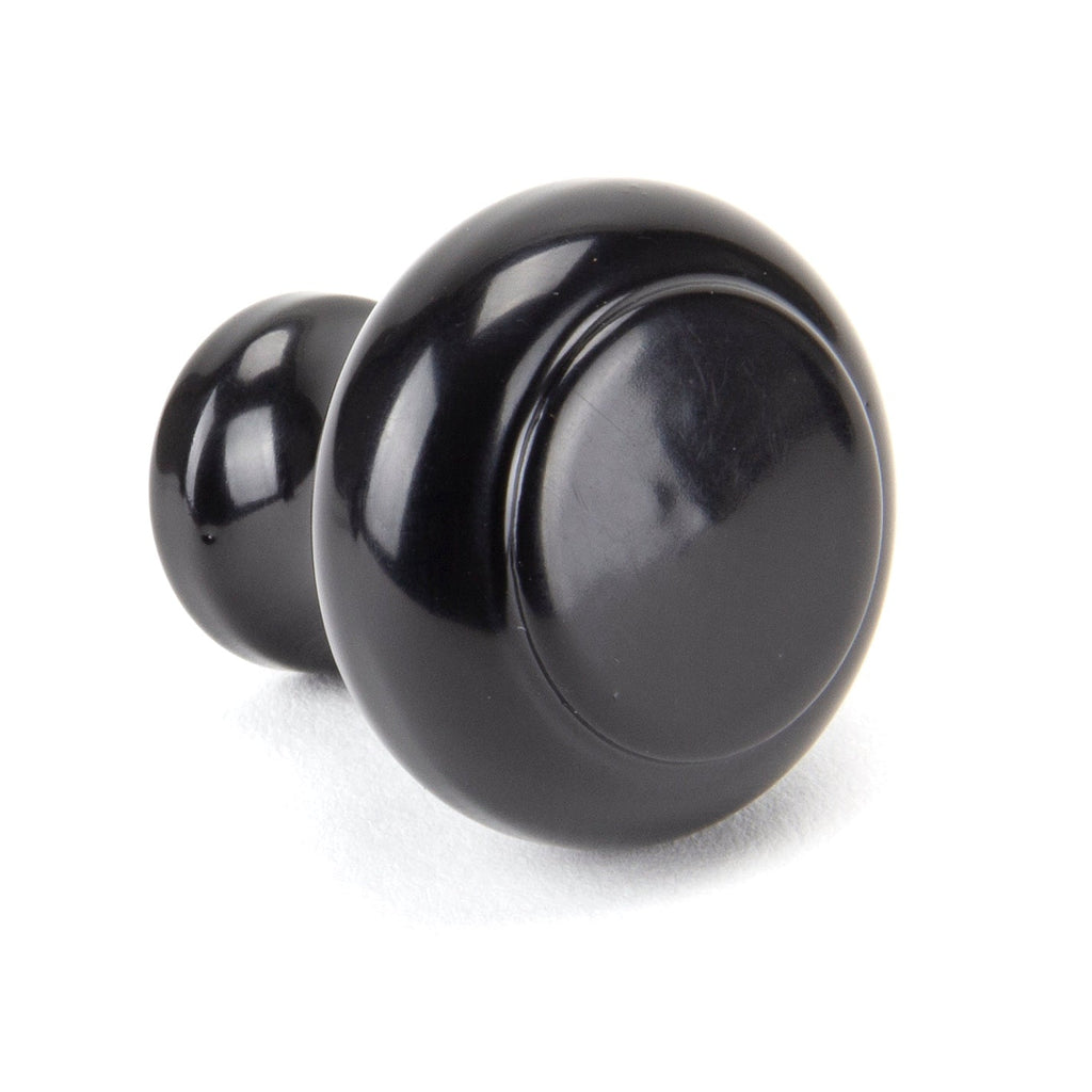 Black Regency Cabinet Knob - Small | From The Anvil-Cabinet Knobs-Yester Home