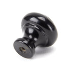 Black Regency Cabinet Knob - Small | From The Anvil-Cabinet Knobs-Yester Home