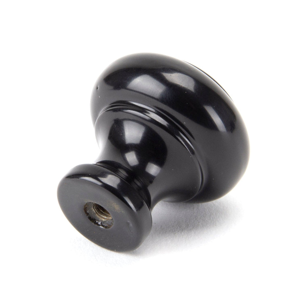 Black Regency Cabinet Knob - Small | From The Anvil