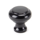 Black Regency Cabinet Knob - Small | From The Anvil - Cabinet Knobs - From The Anvil - Yester Home