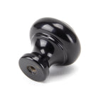 Black Regency Cabinet Knob - Small | From The Anvil - Cabinet Knobs - From The Anvil - Yester Home