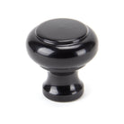 Black Regency Cabinet Knob - Small | From The Anvil-Cabinet Knobs-Yester Home