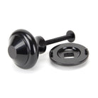 Black Regency Centre Door Knob | From The Anvil - Centre Door Knobs - From The Anvil - Yester Home