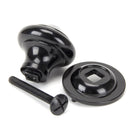 Black Regency Centre Door Knob | From The Anvil-Centre Door Knobs-Yester Home