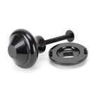 Black Regency Centre Door Knob | From The Anvil-Centre Door Knobs-Yester Home